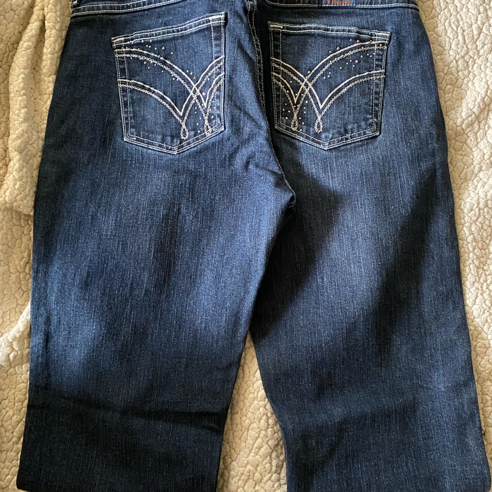 Women's Boot Cut Jeans - Dark Blue